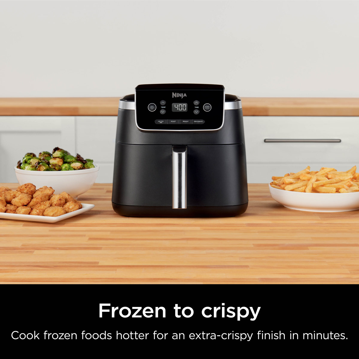 Ninja® Air Fryer Pro 4-in-1 with 5-Quart Capacity, Air Crisp Technology, Non-Stick Basket & Crisper Plate